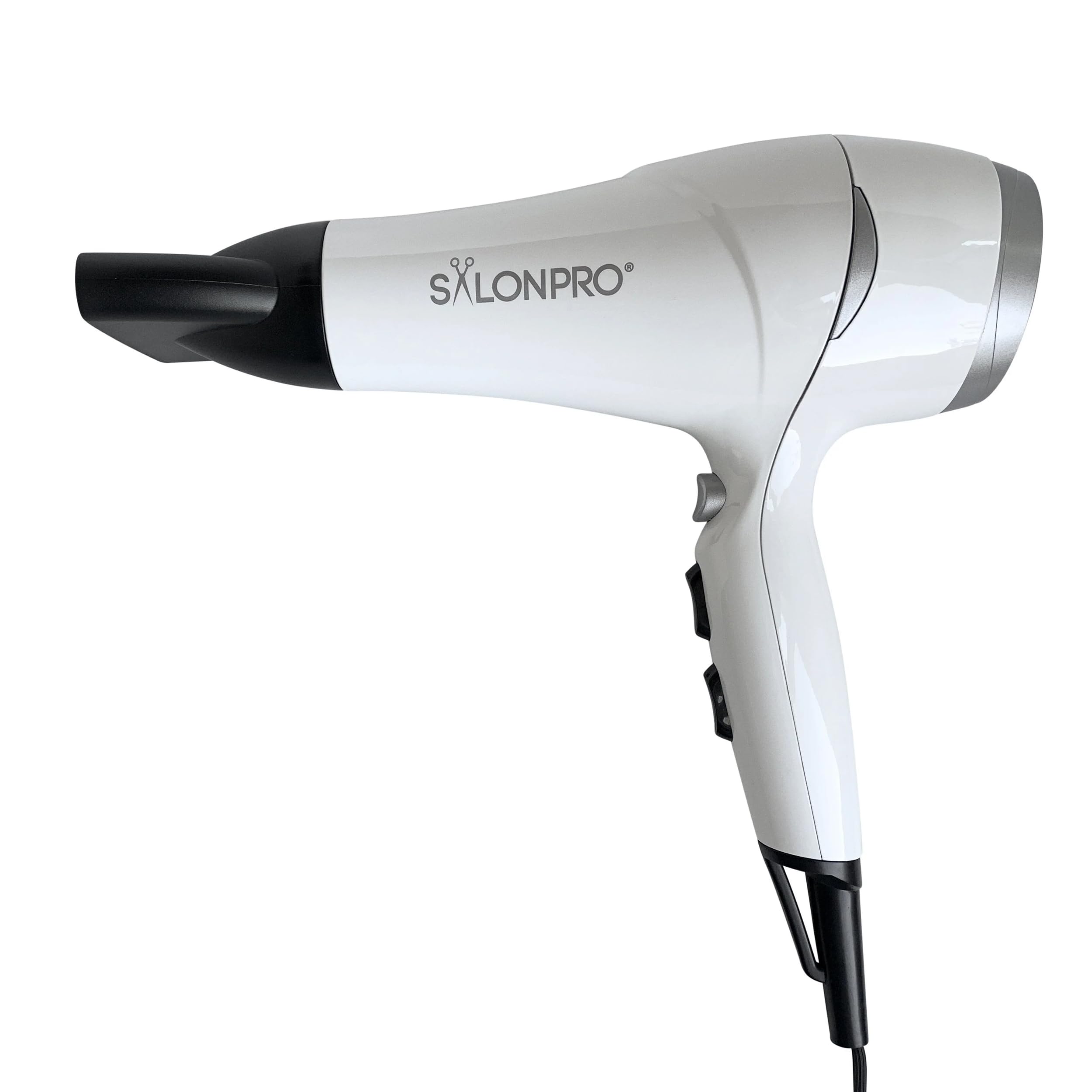 SALON PROGRAM HAIR DRYER ホワイト Amazon.com : 1875 Watt Fast Drying Professional Ionic Hair Dryer