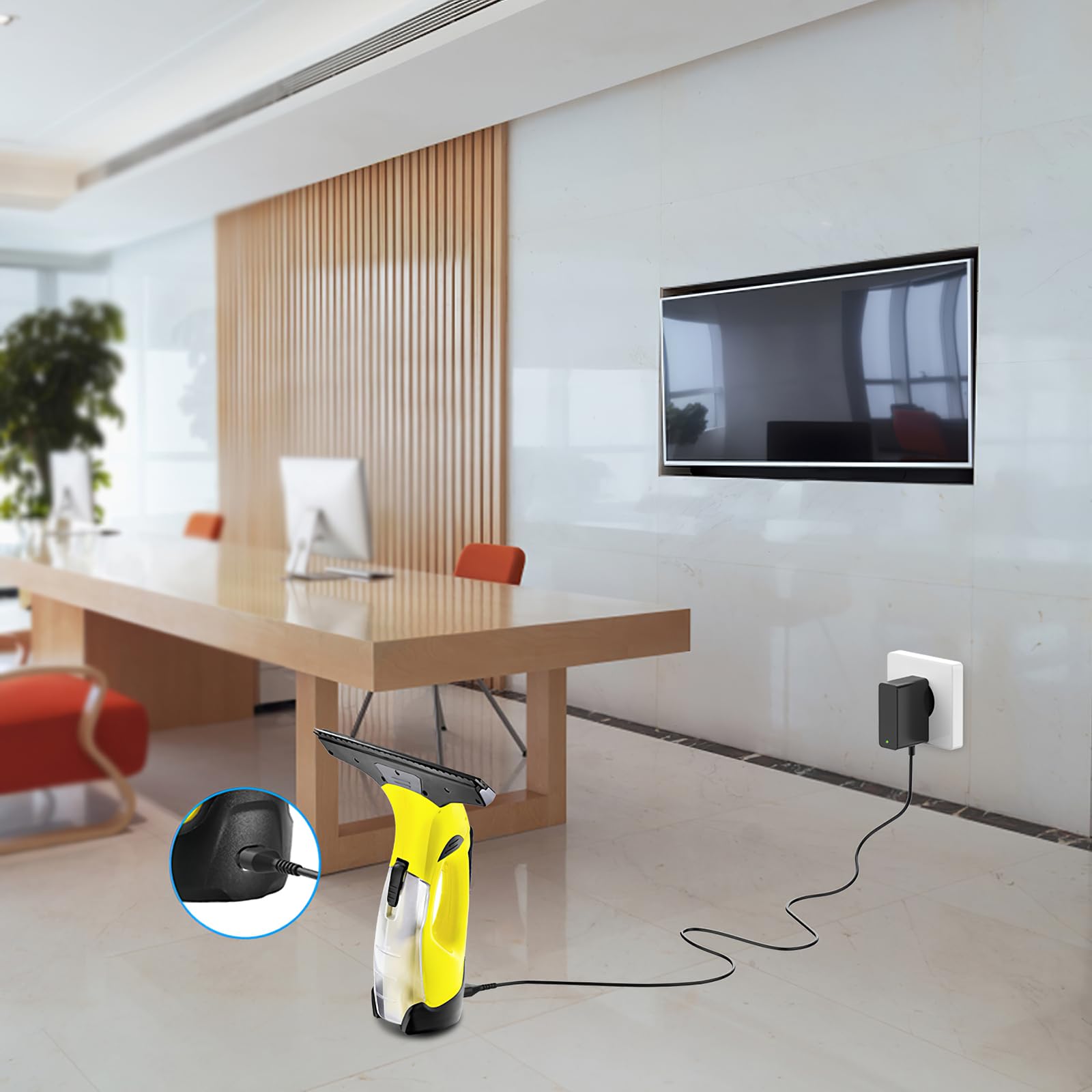 Caricabatterie 5,5V Per Lavavetri Karcher - Compatibile Con WV1, WV2, WV5, WV70 E Altri Modelli - Foto 11