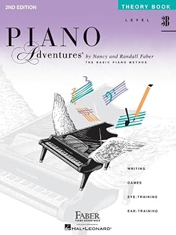 Piano Adventures Theory Book - Level 3B, 2nd Edition | Music Theory Workbook for Piano Students | Sheet Music and Ear Training Book with Chords and Rhythm Exercises | Faber Piano Method Book
