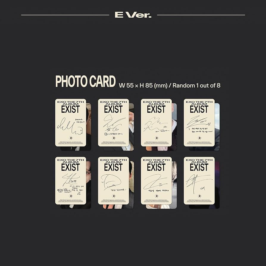 Amazon.com: HIJJPS EXO - 7th Album [EXIST] (E Ver.) Cover +