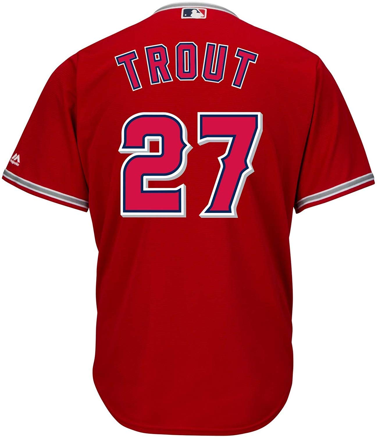 Mike Trout Los Angeles Angels Kids 4-7 Red Alternate Cool Base Player Jersey