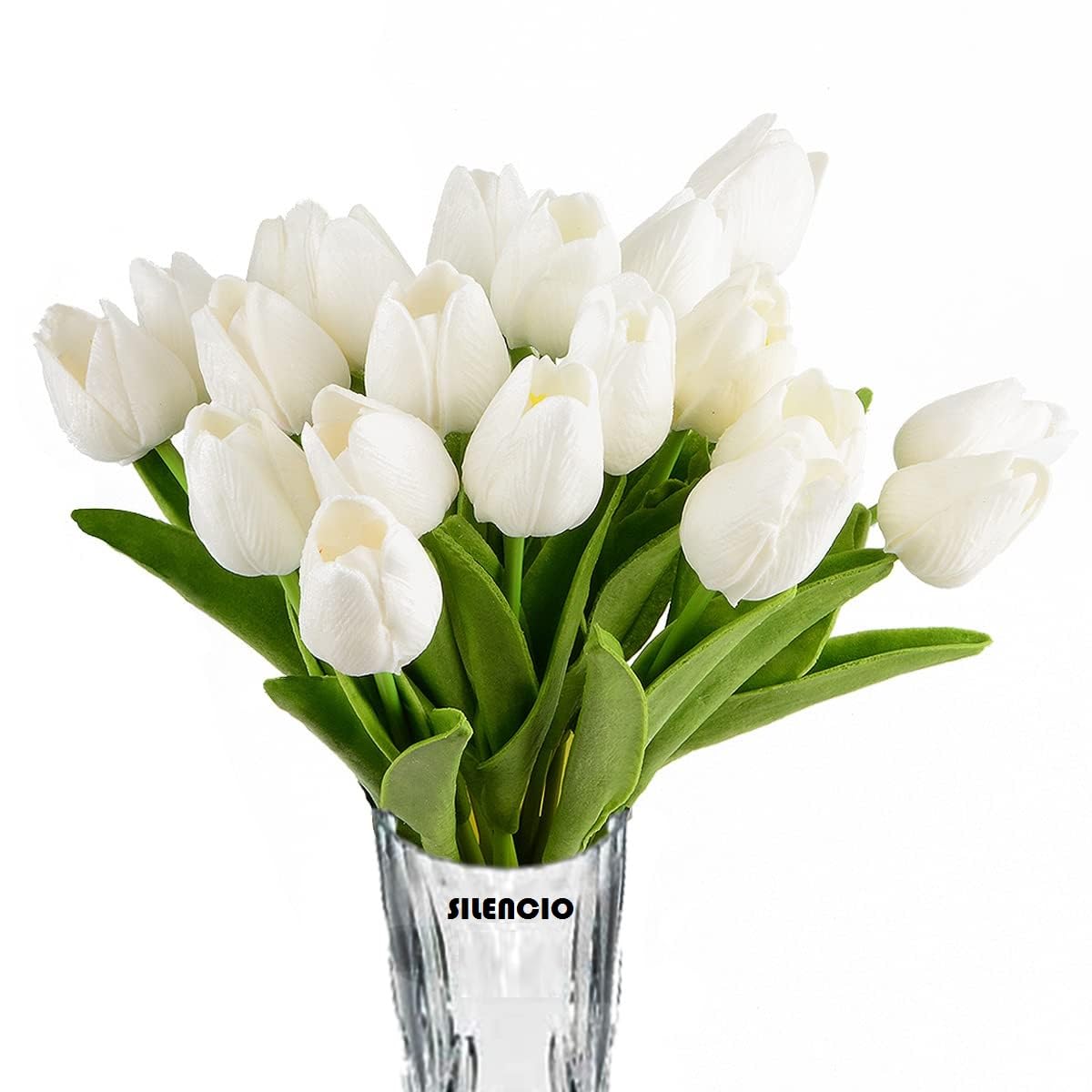 SILENCIO Artificial Tulip Flowers Bunches for Vase Tulip Bouquet Real Touch Flower Artificial Flowers for Decoration for Home Office Decoration Bedroom Wedding Party Decorative Gift Set (10) (B0CVQF7FLB) Amazon Price History, Amazon Price Tracker