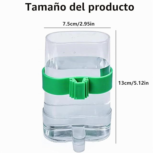 Foto 2 de 8 de 3 Piezas Pájaros Dispensadora de Agua, para Periquitos, Loros