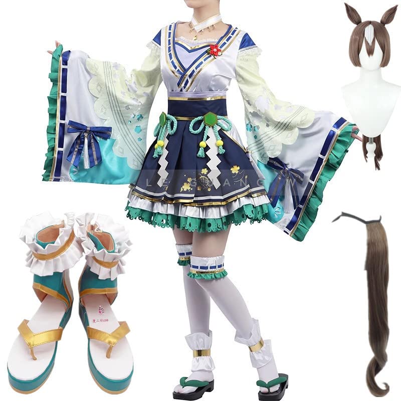 ウマ娘 サトノダイヤモンド 巫女風コスプレ衣装 送料無料◇ウマ娘 プリティーダービー 風 サトノダイヤモンド
