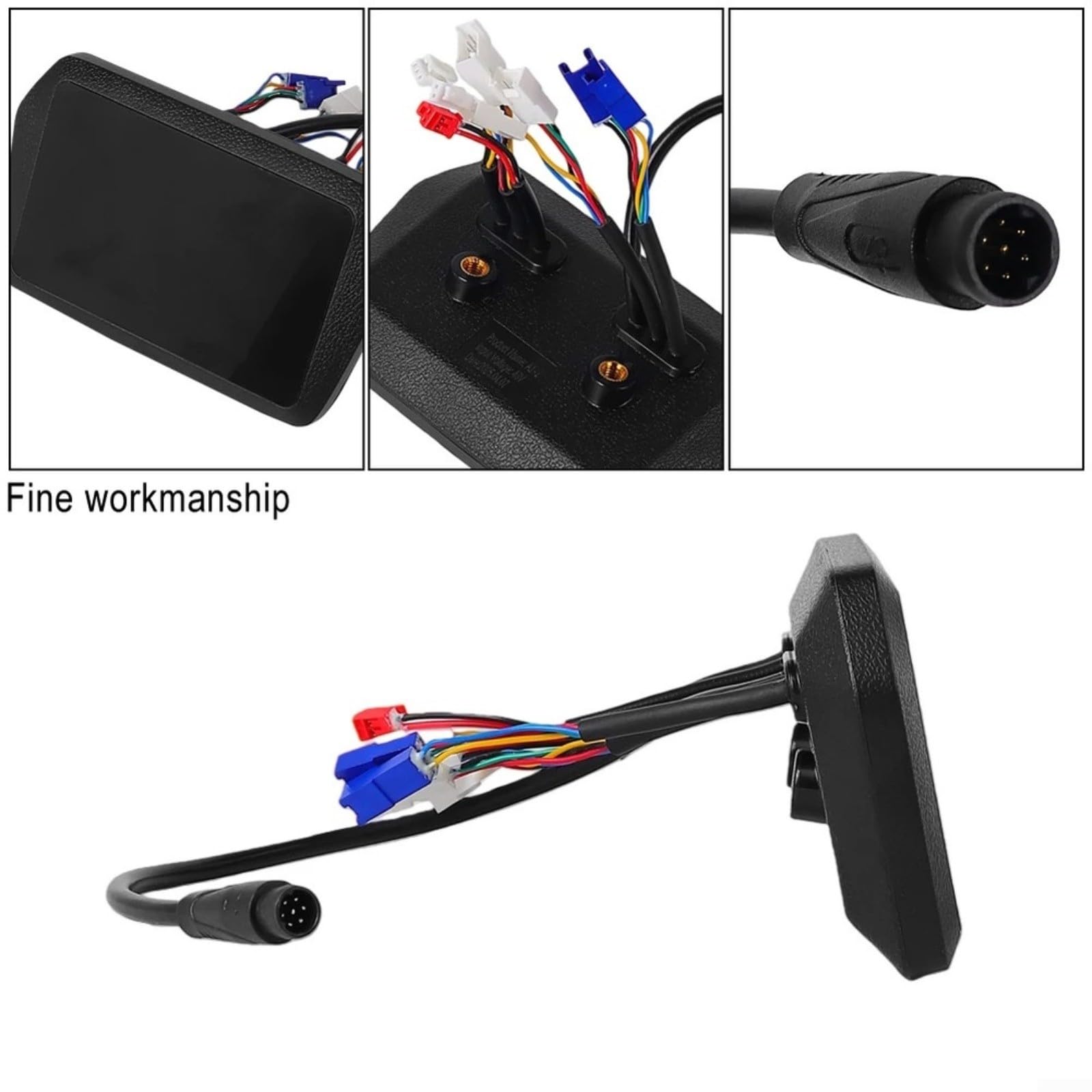 Für Kukirin A1 Elektroroller LED Display Panel Armaturenbrett Meter Klare Geschwindigkeit Batterieanzeige ABS Konstruktion Einfache Plug-and-Play Installation Leicht
