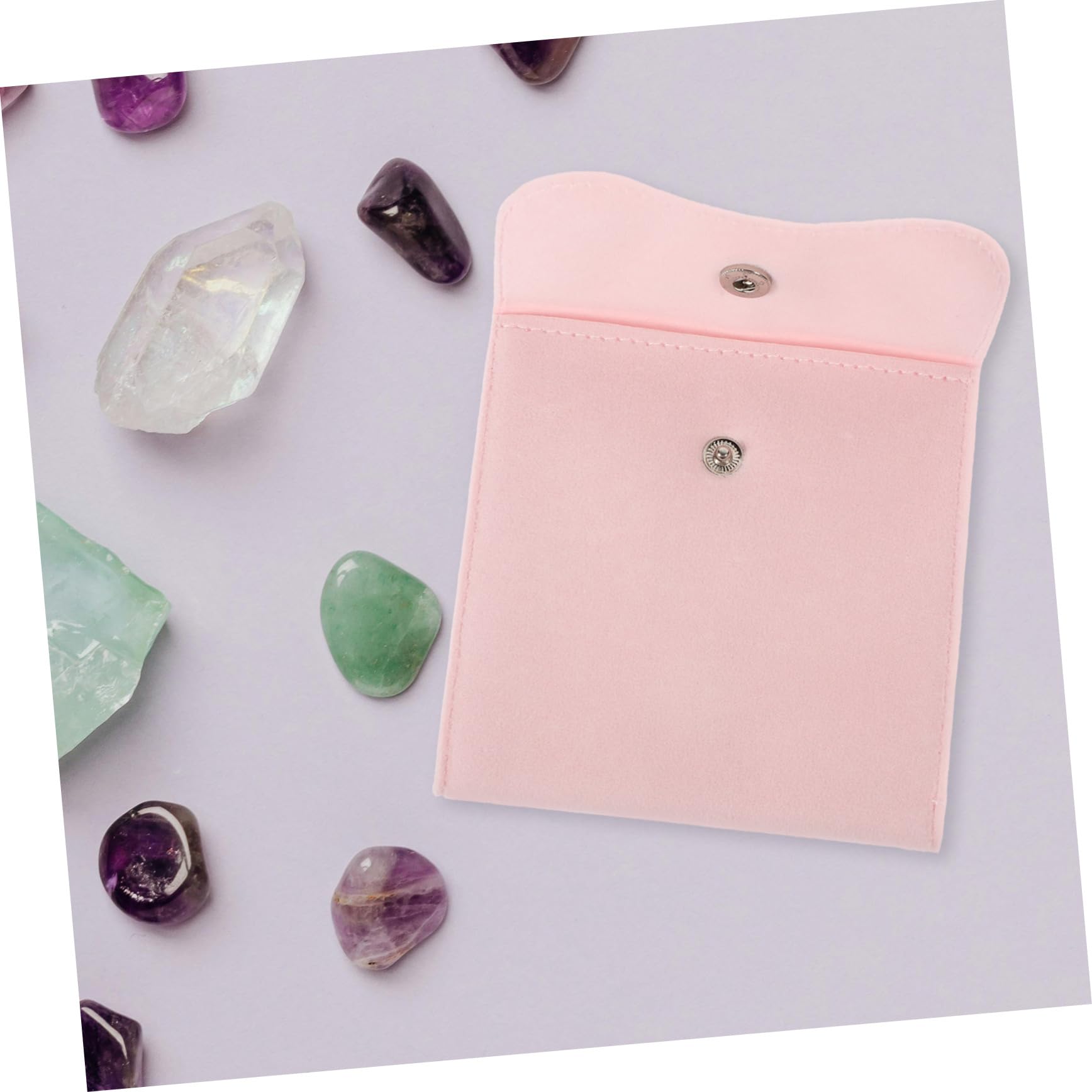 FOMIYES 40 Stk Aufbewahrungstasche Für Schmuck Armband Taschen Kleine Ringtasche Empfindliche Schmuckverpackungsbeutel Elegante Schmucktasche Schmuckbeutel Taschen Kleine Tasche Samt Rosa