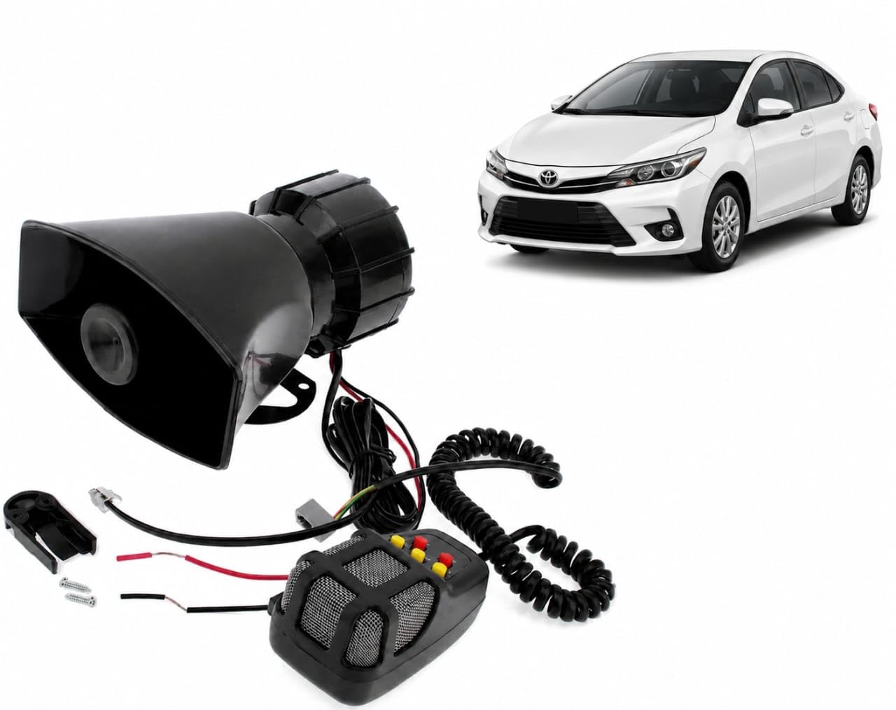 Generic 12V Vehicle PA Speaker System - Image 1