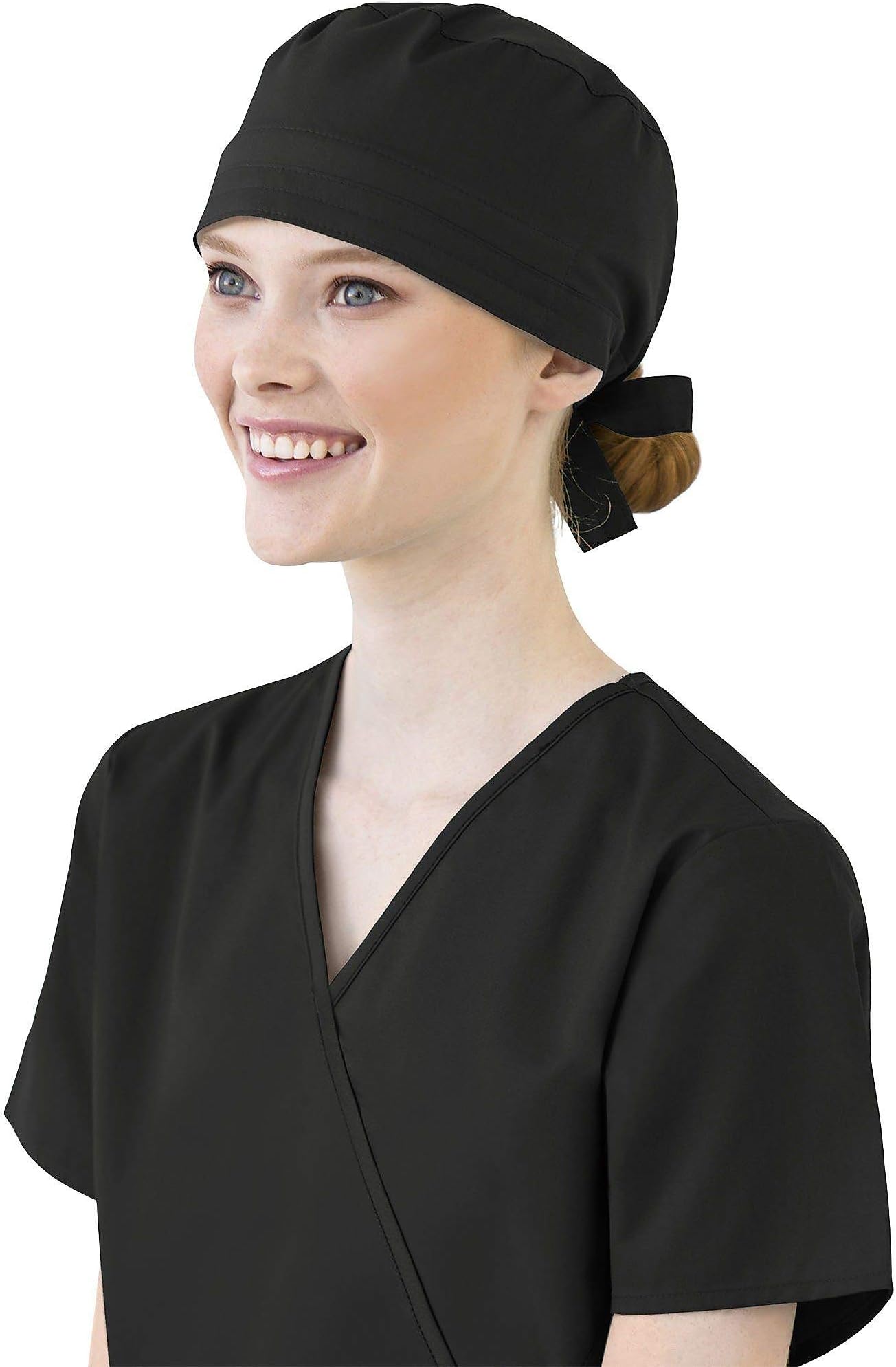WonderWORK Scrubs for Unisex Tie Back Scrub Cap