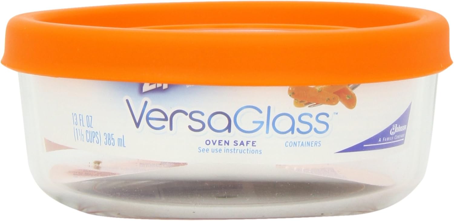 Ziploc VersaGlass Container, Small Round, 13Ounce (Pack of 2) Amazon