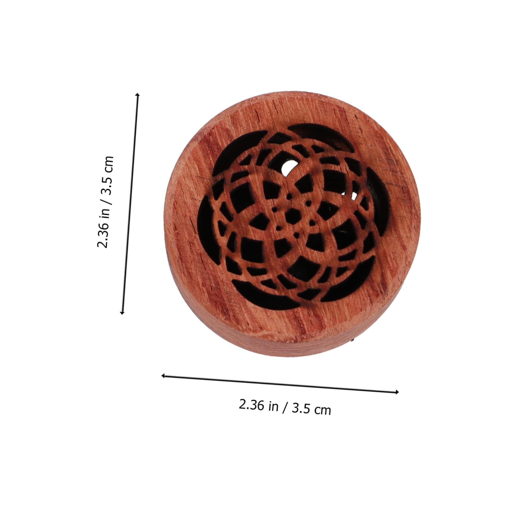 Healeved 2pezzi Diffusore Per Auto in Legno Decorazione Elegante e Pratica Accessorio Per Assorbire Odori Per Casa e Auto Per Amici e Familiari