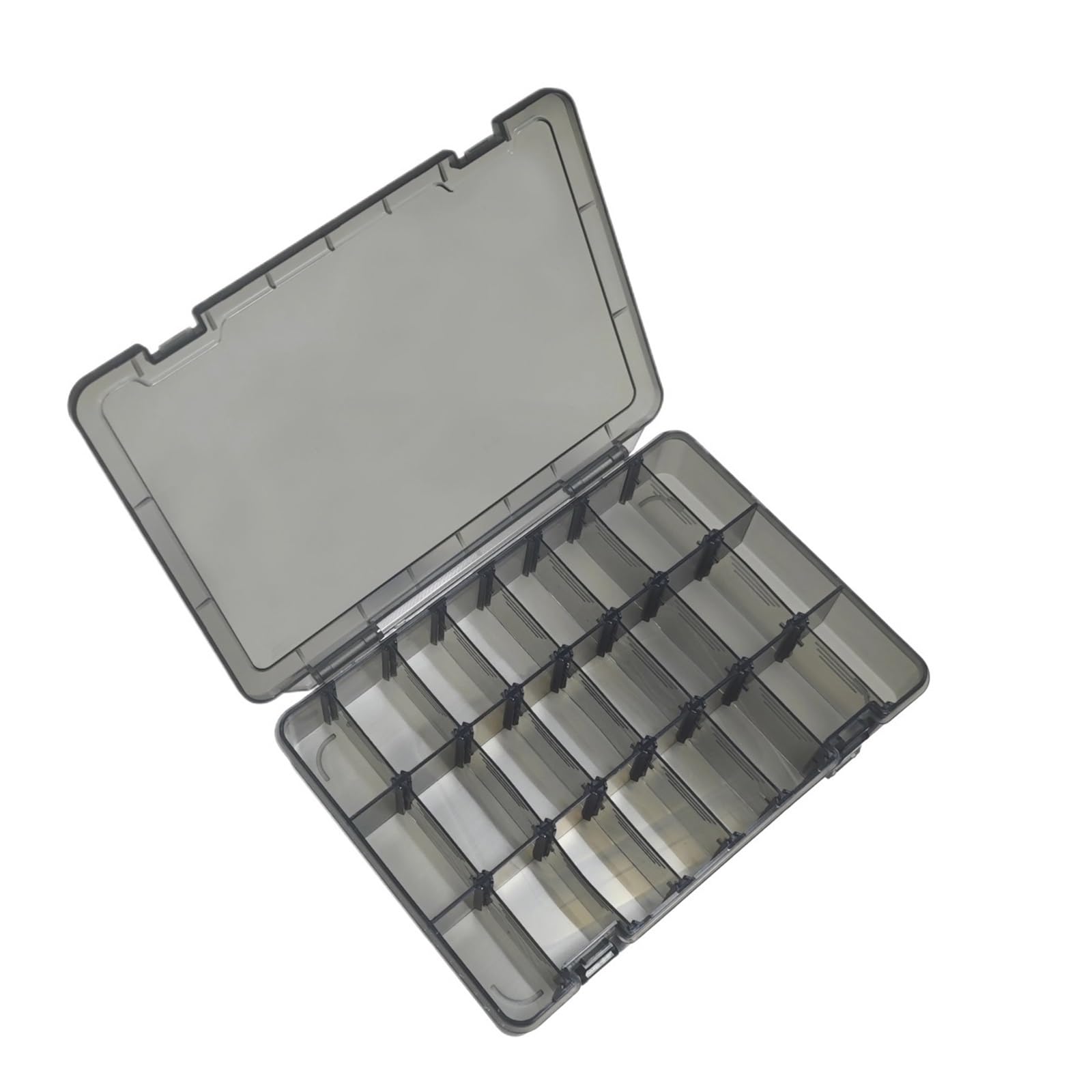 EMHSJSYVB 24 Grids Thickened Plastic Tool Parts Box Drill Bit Accessories Transparent Screw Storage Removable Grid Multifunction
