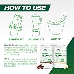 PVL Plant Pro – High-Protein Plant-Based Fermented and Sprouted Vegan Protein Shake Mix with Added Enzymes – Natural Chocolate Flavour – 840 g