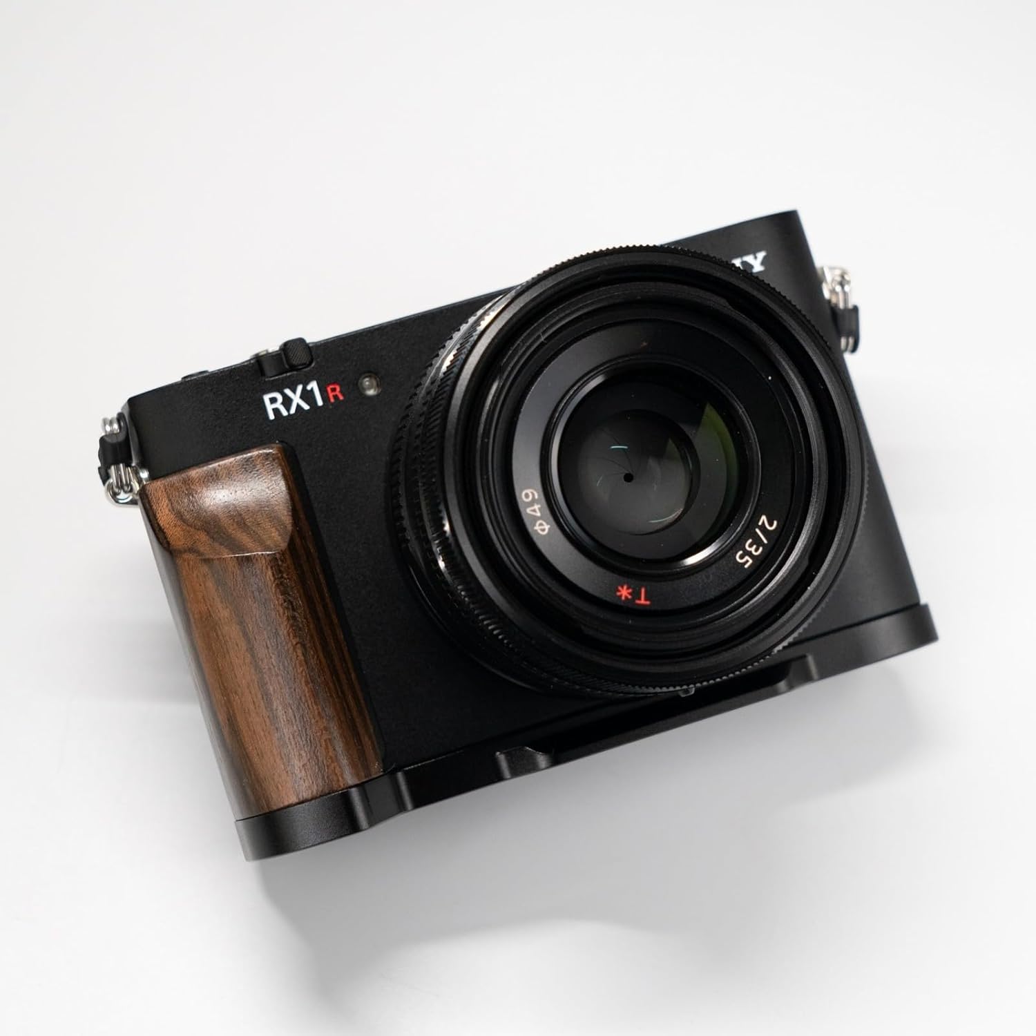 Wood Hand Grip L Plate Aluminum Alloy Base for RX1R3 RX1R III Camera (Ziricote)