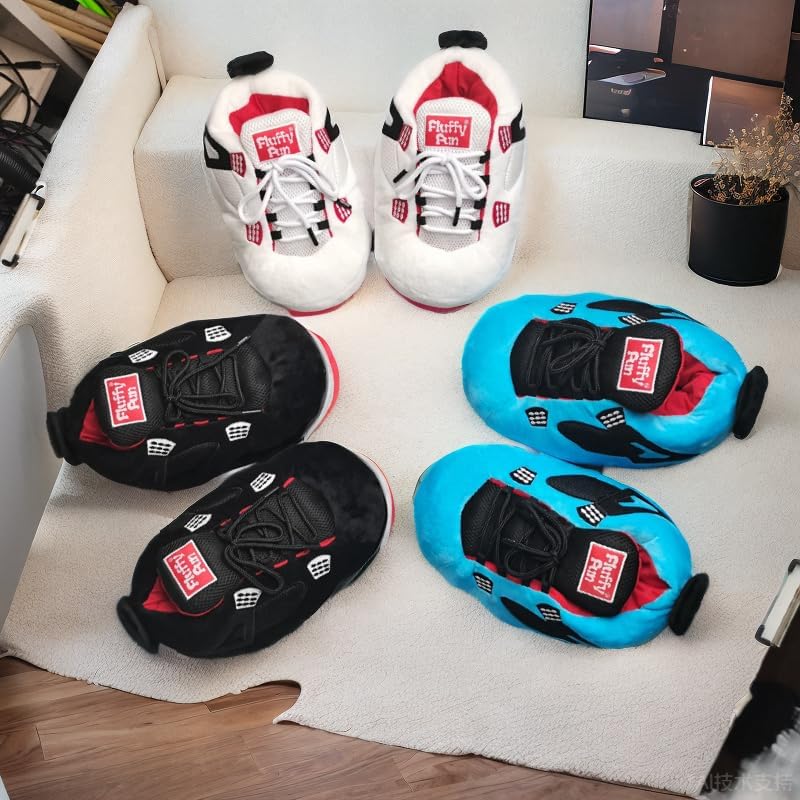 Plush Sneaker Slippers for Men, Women & Kids (3 sizes, M/L/XL 6.5-13) - Image 6