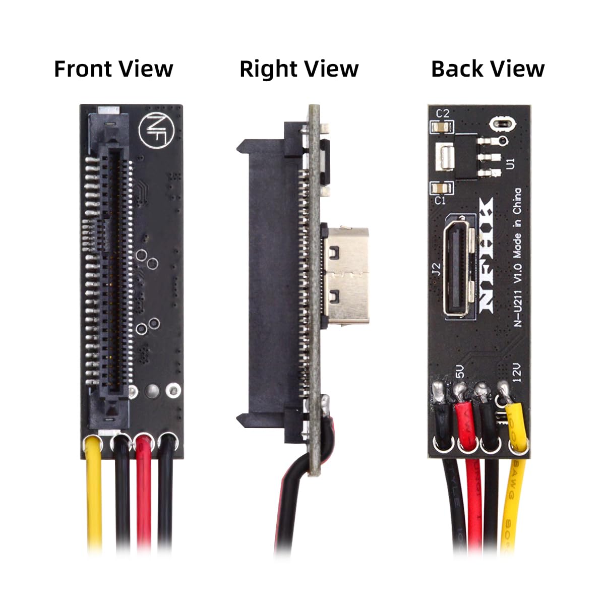 SFF-8611 Oculink żeński SFF-8612 do U.2 U.3 SFF-8639 NVME PCIe PCI-Express SSD adapter do płyty głównej