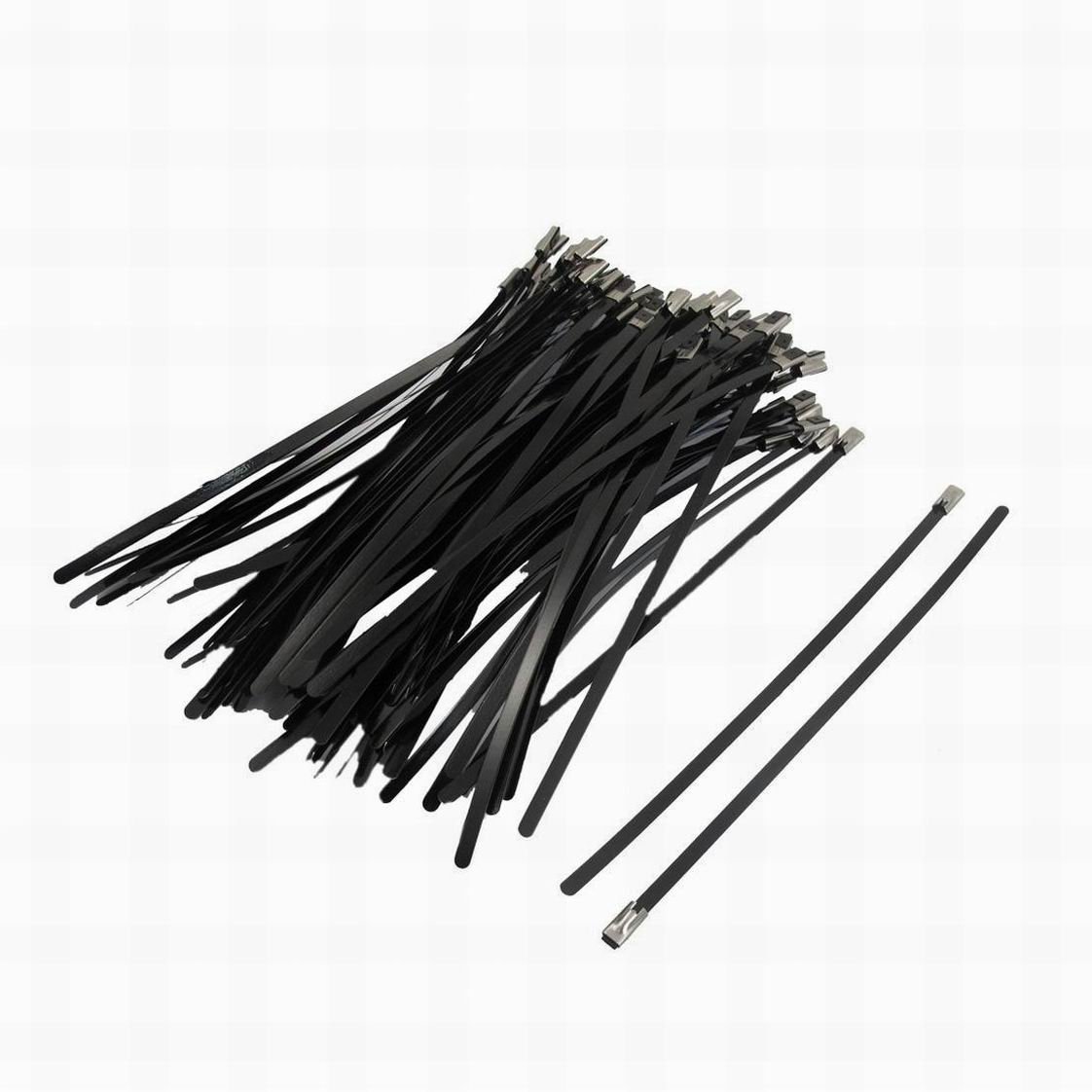 Ucland Stainless Steel Self Locking Cable Ties/Wire Strap, 4.6 x 200 mm