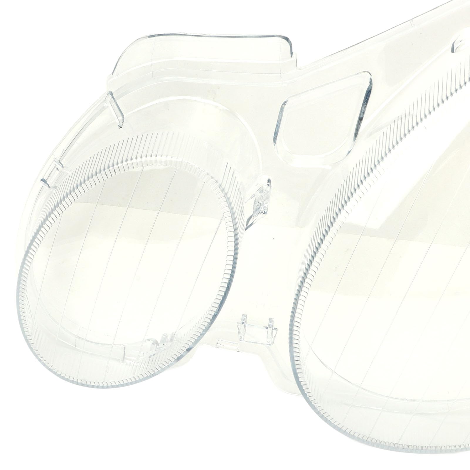 RiToEasysports Copriobiettivo Faro Auto ABS Trasparente Paralume Faro 1 Paio Sostituzione Anteriore Sinistro Destro per Classe E W211 dal 2002 al 2008 per Rinnovo Lenti E Guida Notturna