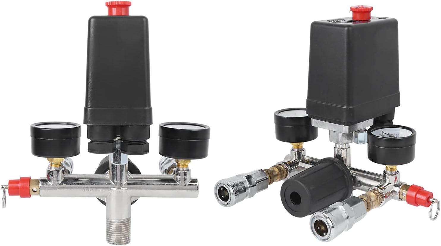 Air Compressor Bracket Assembly Pressure Control Switch Valve Manifold Regulator Air Compressor Accessories for