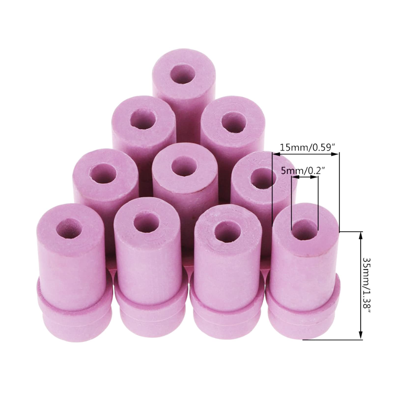 Pacco Da 3 Ugelli In Ceramica Per Sabbiatura - Diametro 10mm, Ricambi Per Punte Sabbiatrici Industriali