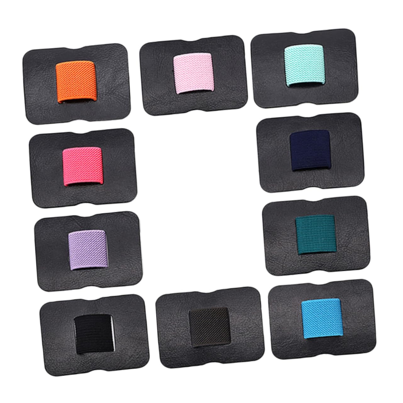 jojofuny 5 Sätze Notebook-stifthalter Für Büro Klebrig Aluminium Laptop Groß Organisation Notizbuch Modern Selbstklebender Stifthalter Elastizerbänderhalter Pu 10 Stück * 5