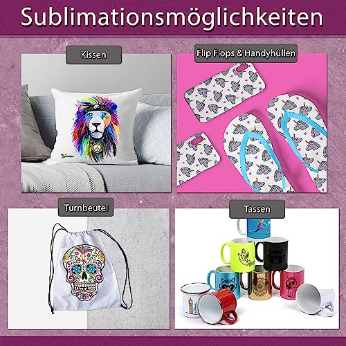 Inchiostro Sublimatico Subliking 4x 100ml CMYK Set per stampanti Epson, Ricoh, Sawgrass