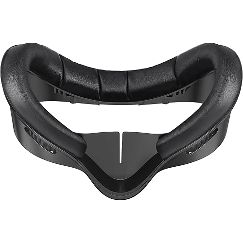 VZNEK Face Cover Pad for Oculus Quest 3/3S, Sweat-Proof PU Foam Cushion for Meta Quest 3/3S, Compatible with Oculus Quest 3/3S Original Spacer (for Quest 3S)