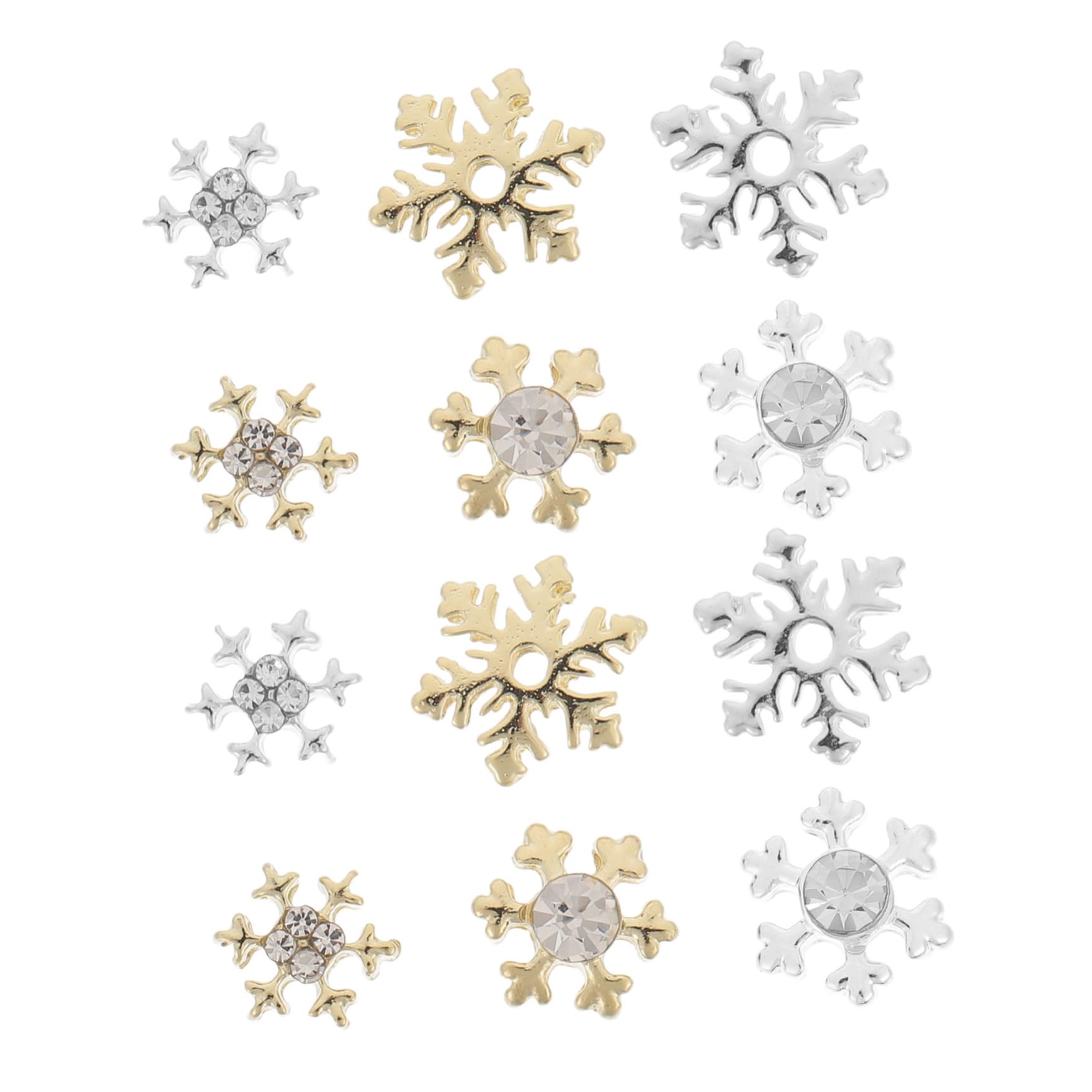 VICASKY 5 Ensembles Charms De Noël Forme Pour Décoration Ongles Accessoires De Nail Art Pour Diy 60 Pièces * 5