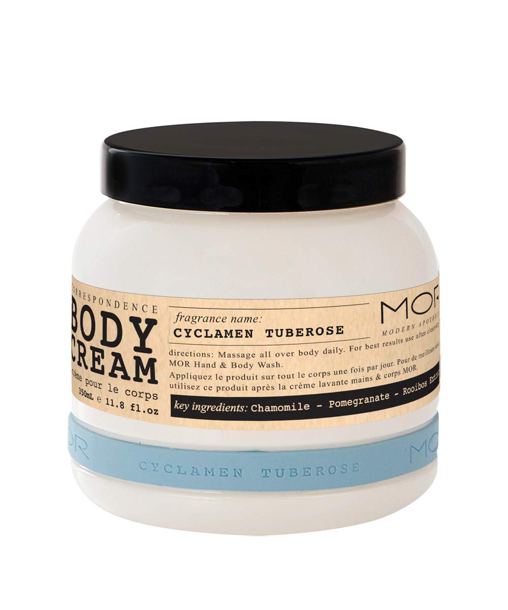 MOR Correspondence Cyclamen Tuberose Body Cream Enriched with Vitamin C for Easy Absorption 350ml
