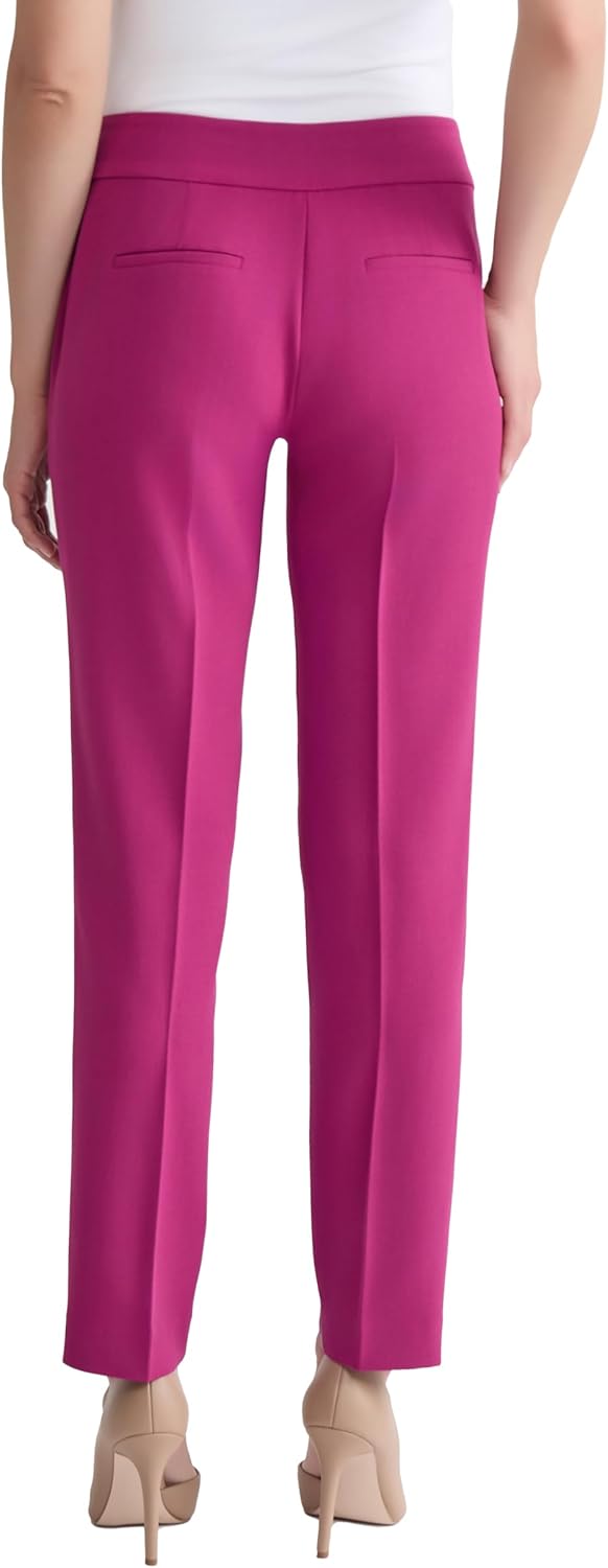 Kasper Women's Fly Front Slim Pant