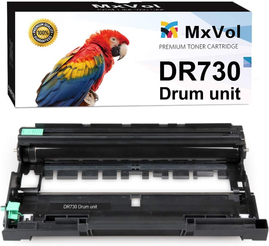 MxVol Compatible Brother DR730 DR-730 Drum Unit, Yields Up to 12,000 Pages, use for Brother HL-L2350DW HL-L2395DW MFC-L2710DW DCP-L2550DW Printer