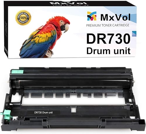 MxVol Reemplazo DR730 compatible para unidad de tambor Brother DR-730 DR 730 para HL-L2325DW HL-L2350DW HL-L2390DW HL-L2395DW DCP-L2550DW