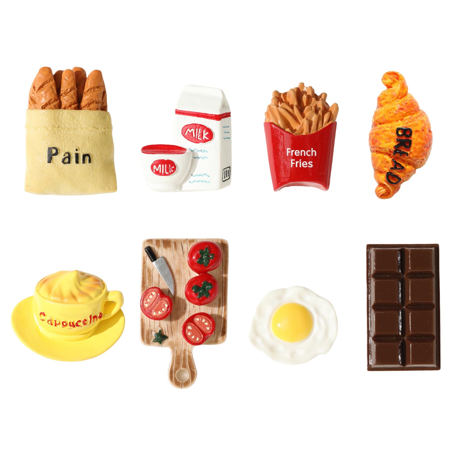 8pcs Fridge Magnets Cute Fefrigerator Magnets for Fridge Decorative Office Kitchen Locker Whiteboard