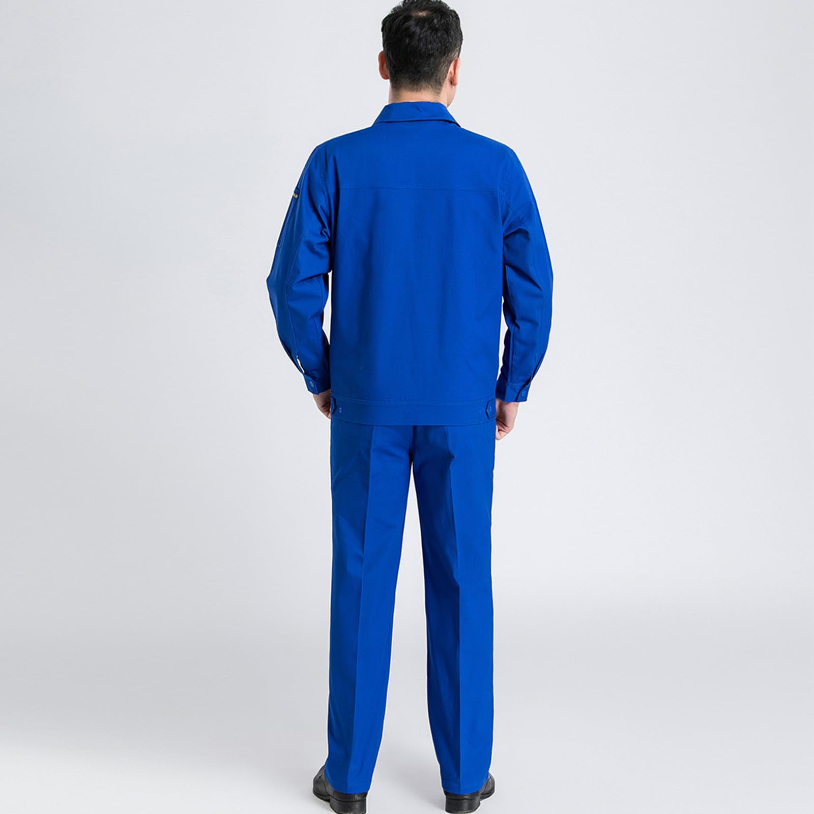 Unisexe Coverall Zip Front Combinaison De Travail Globale, Veste Et Pantalon Costume Atelier De Réparation De Voiture Uniforme