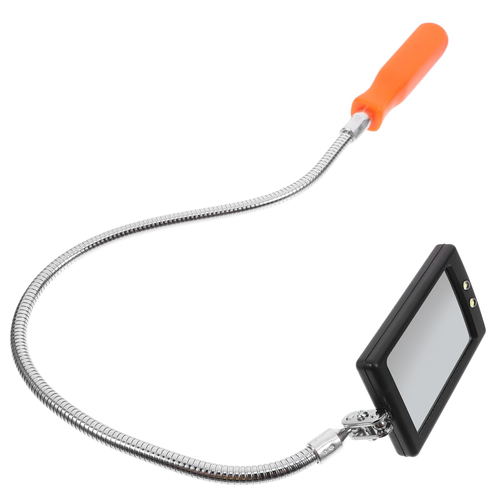 OSOLADY LED Inspection Mirror Under Car Inspection Mirror Flexible Mechanic Mirrors Tool Safety Flexible Mirror Inspection Tool Inspection Mirror for Mechanic Tools Stainless Steel