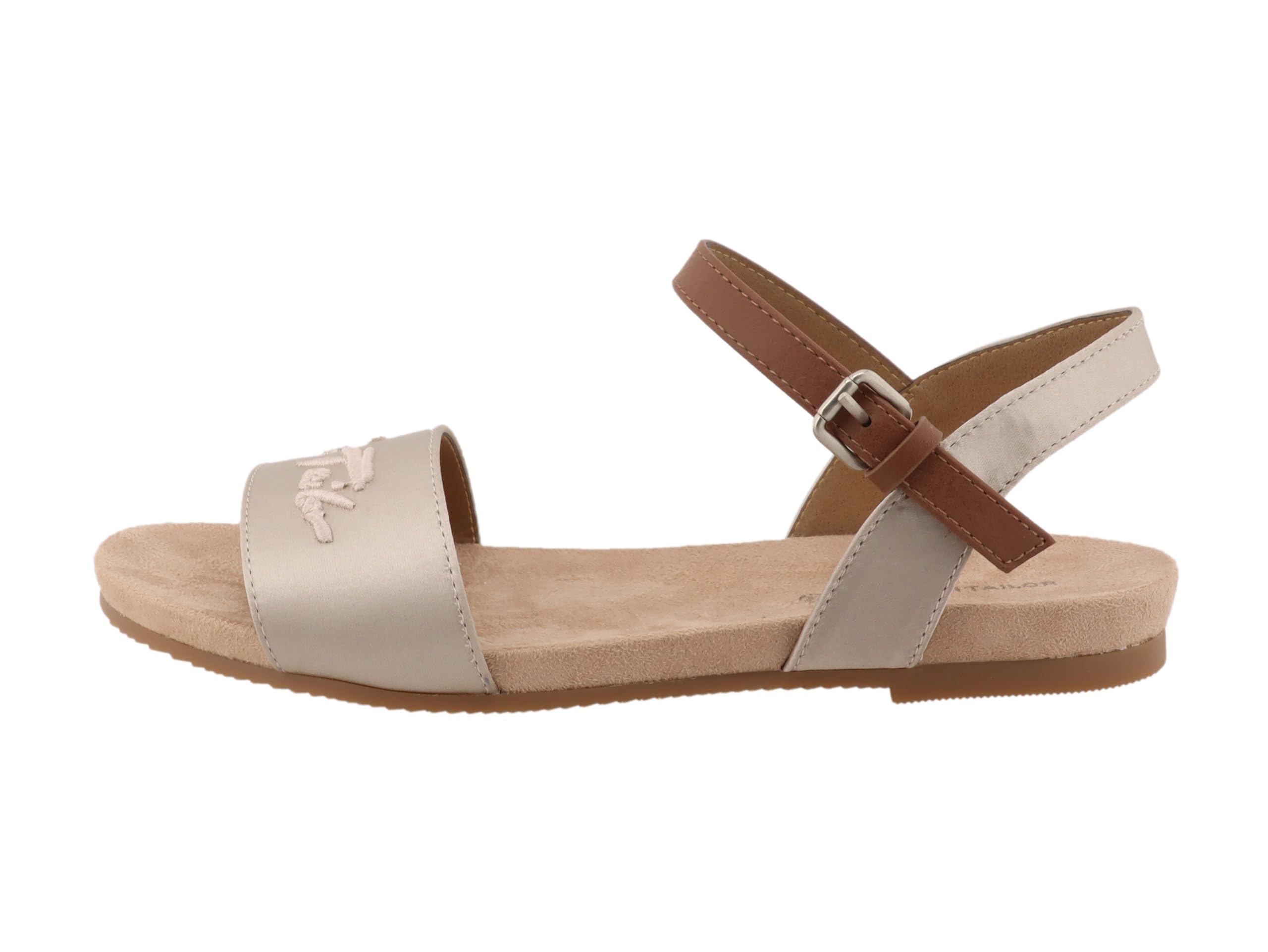 TOM TAILOR Women's 5390220026 Sandals, beige, 8 UK
