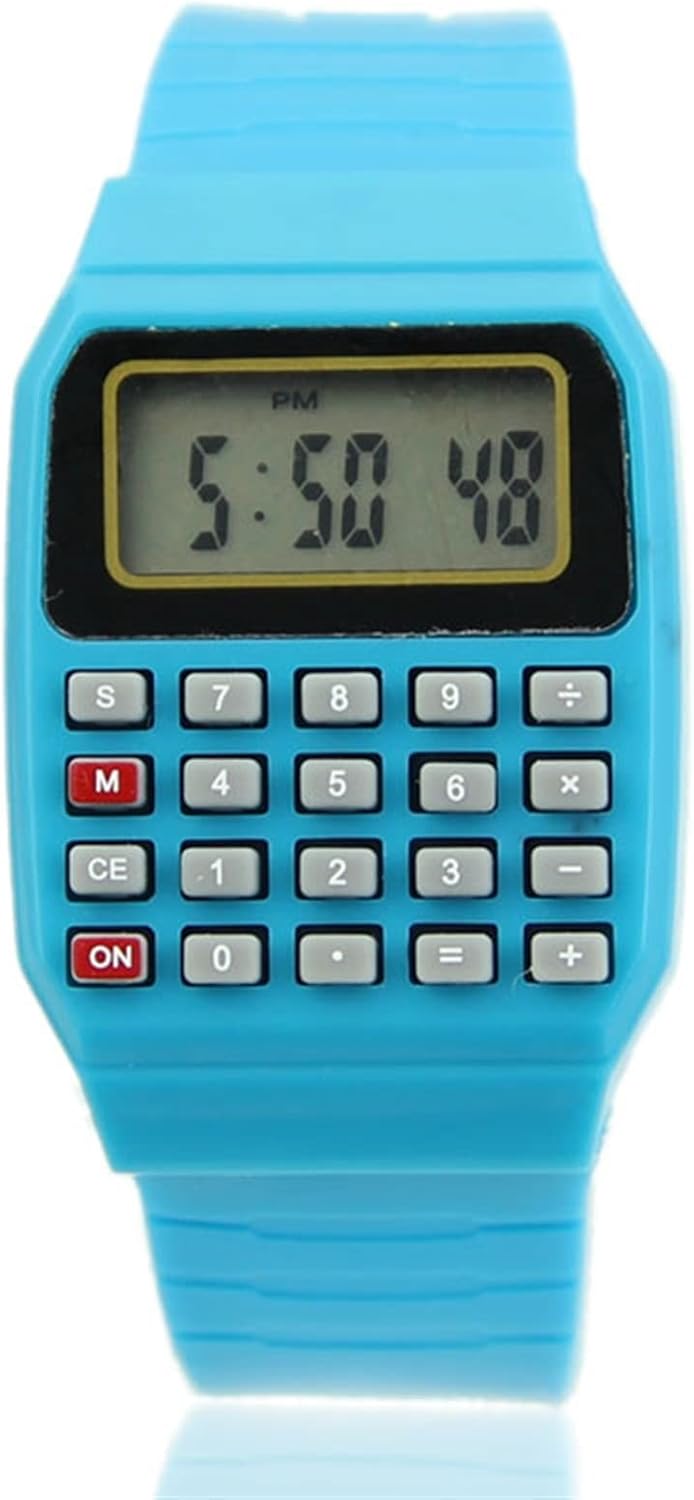 Basic Office Calculators Electronic Date Multifunction Keyboard Calculator(Blue)