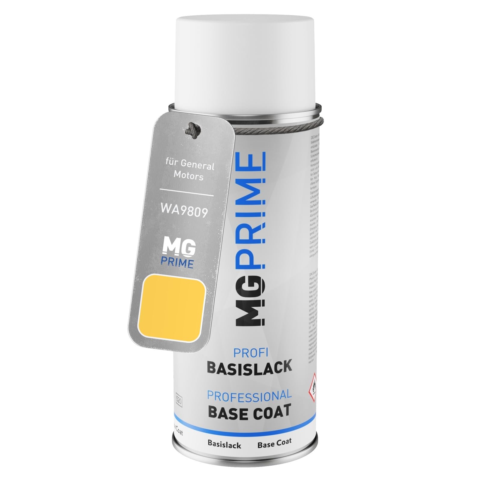 MG PRIME Car paint Spray can for General Motors WA9809 Yellow Base coat spray can 400ml