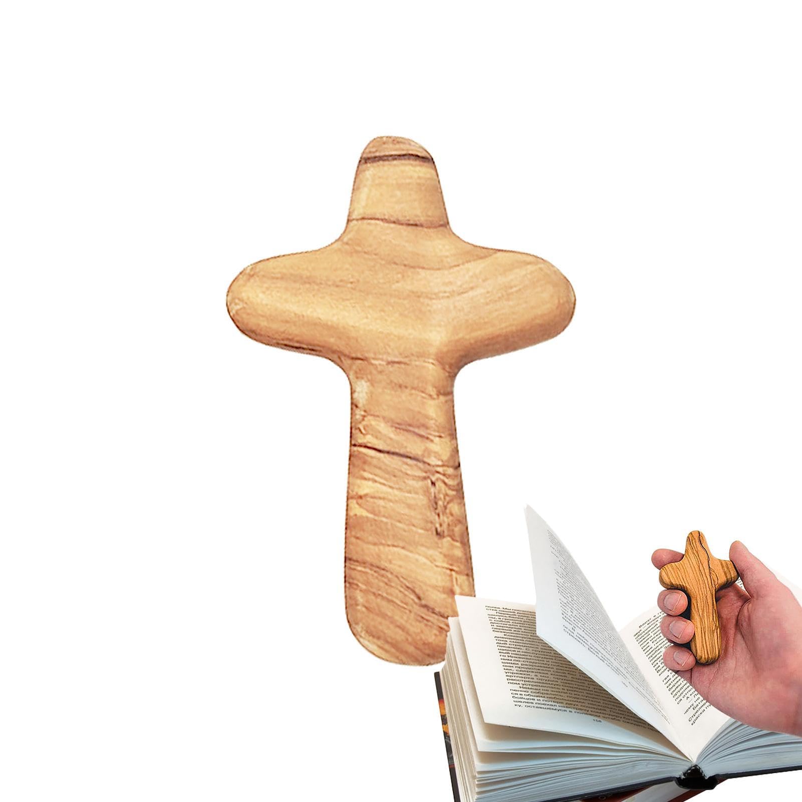 Ceolup Prayer - Olive Wood Crosses From The Holy Land Clip , Hand , Holding Crosses From The Holy Land, Small Wooden Crosses, Pocket