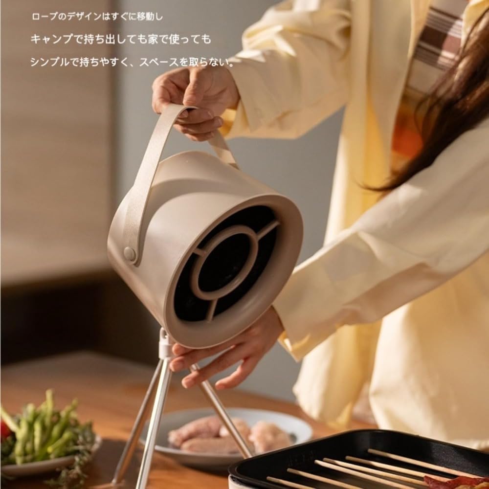 Amazon.co.jp: 卓上レンジフード 卓上換気扇 ミニポータブル換気扇