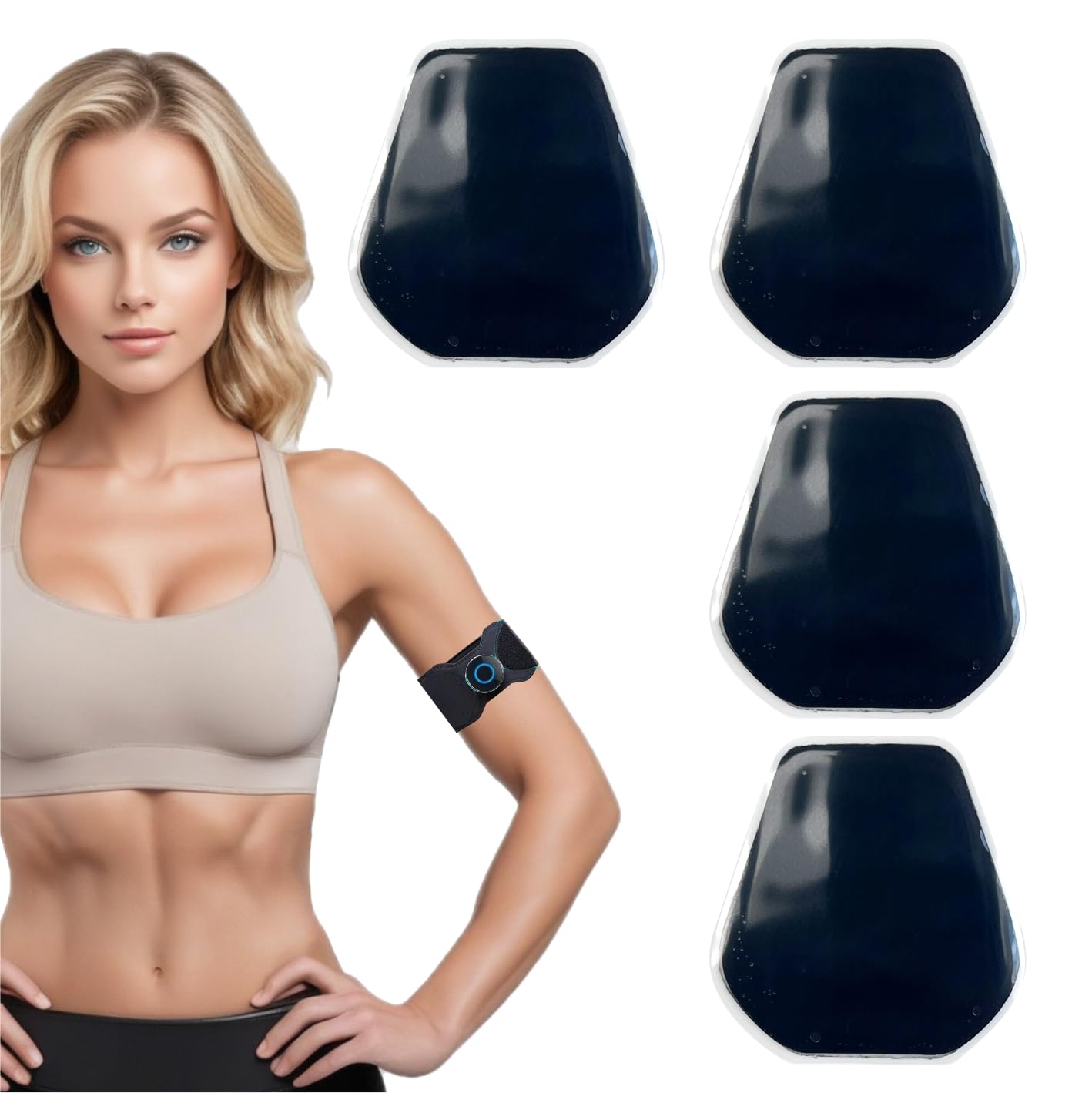 2 x Replacement Sets of 2 Gel Pads Compatible with BODIFY Arm & Leg Trainer Devices.Save 30% on your order.