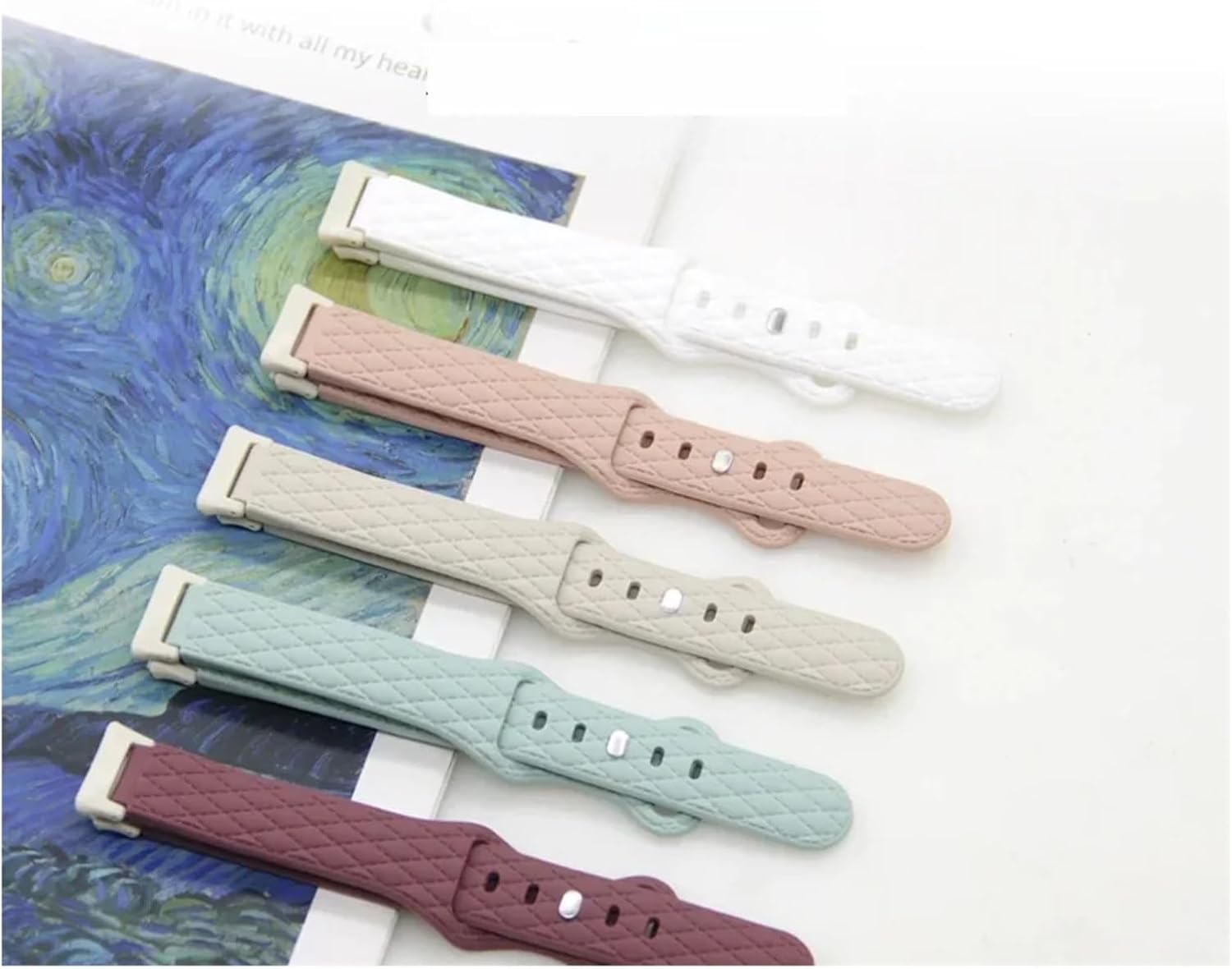 1 Piece Strap for 8 9 10 Strap Accessories for Sports Watches Silicone Leather