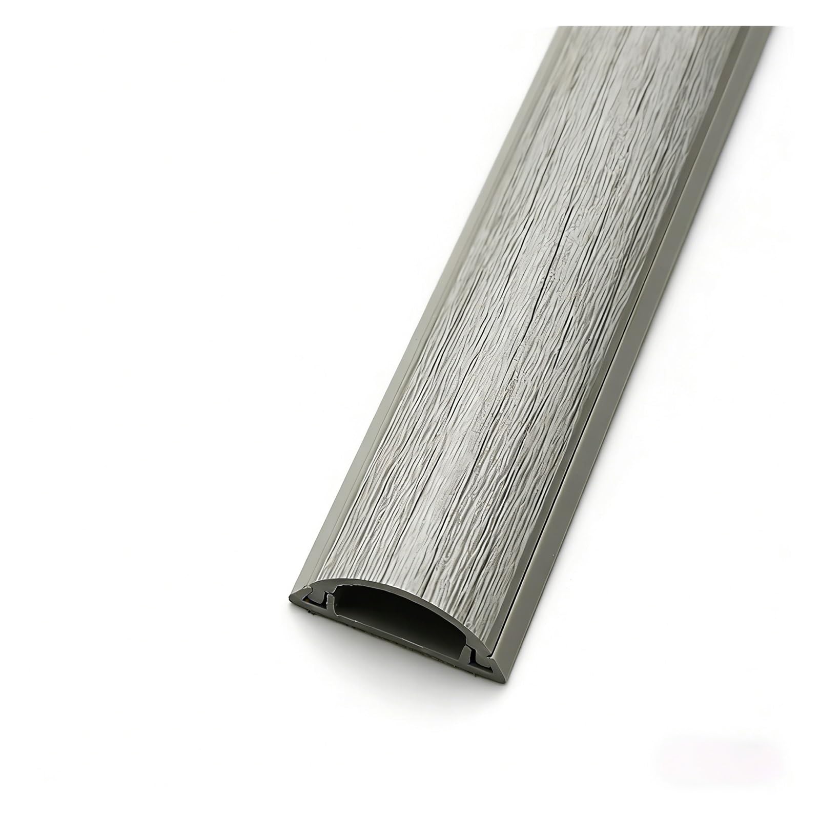 Passacavi Canale per La Gestione dei Cavi con Superficie Effetto Legno, Passacavi Autoadesivi per Pavimento/Parete, Copricavo in PVC(Style C,Model C)
