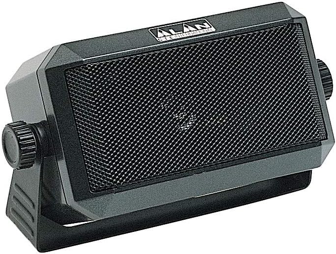 Midland - External Speaker AU 25 E for CB Radio Communication, Compatible with CB Radio Transceivers, 5W Audio, 8 Ohm Impedance - AUX Connectivity, Bluetooth Support, Easy Installation