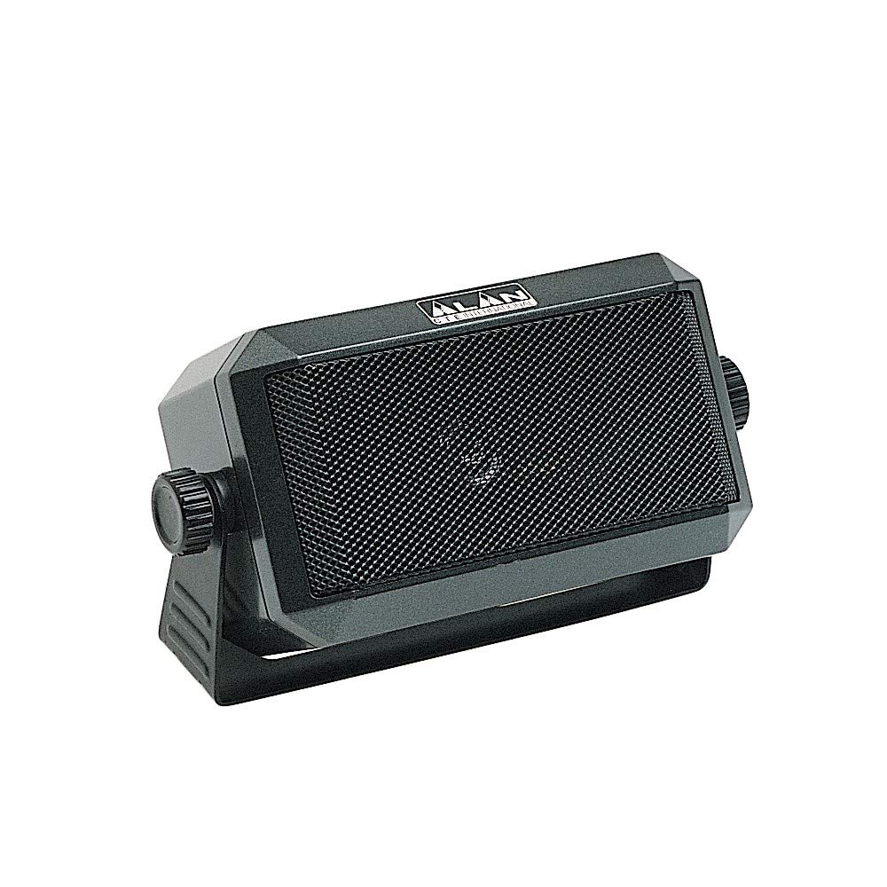 Midland - External Speaker AU 25 E for CB Radio Communication, Compatible with CB Radio Transceivers, 5W Audio, 8 Ohm Impedance - AUX Connectivity, Bluetooth Support, Easy Installation