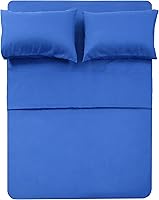 Vista 16 de Best Season Juego de sábanas de algodón de 400 hilos, tamaño full, 4 piezas - 100% algodón de fibra larga, juego de sábanas de algodón suave