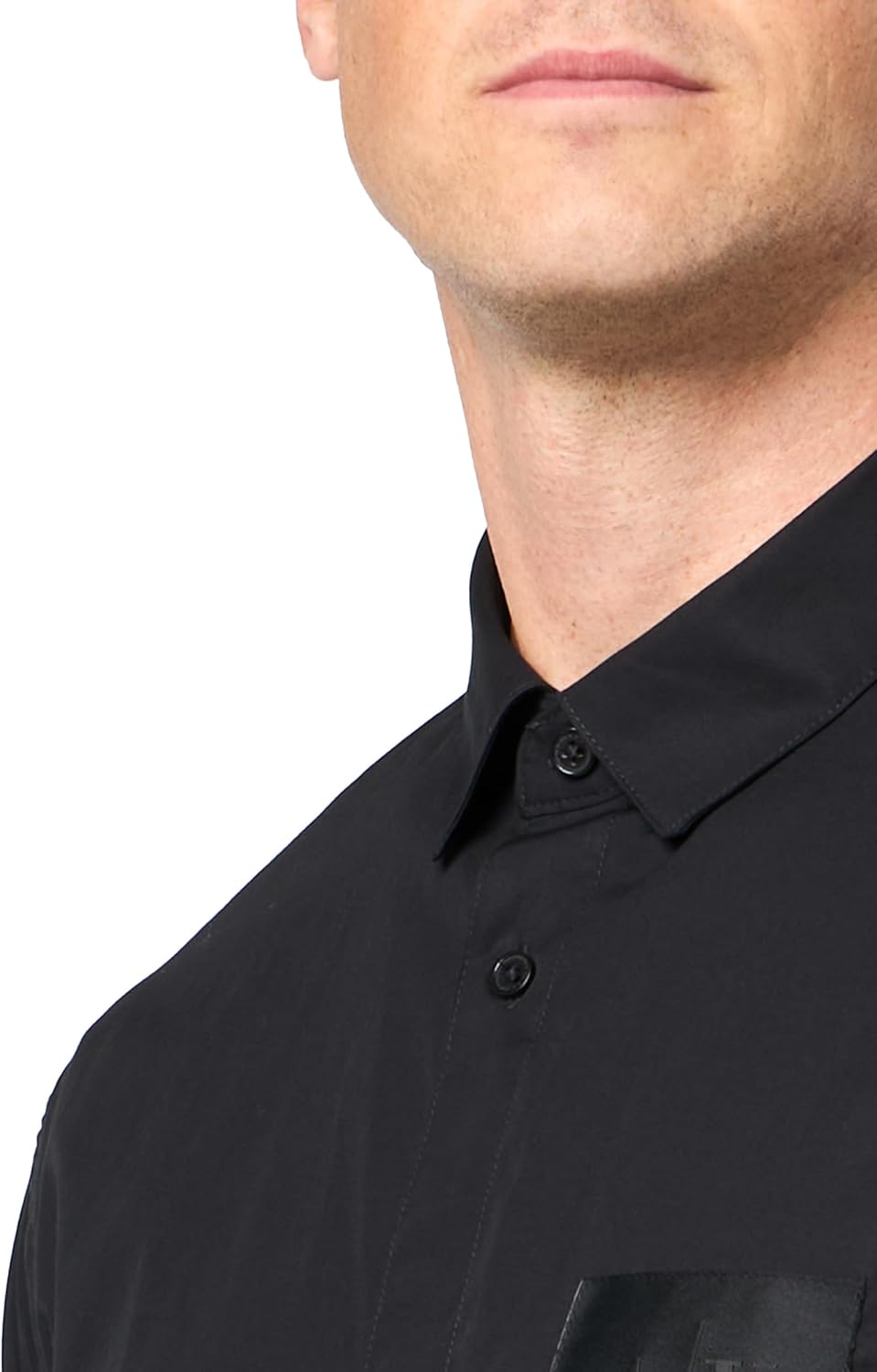 Armani Exchange Men's Short Sleeve Limited Edition Mixmag Button Down Shirt. Regular Fit.