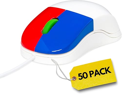 Miniatura 9 de Clevy Mouse para niños, colorido y ergonómico USB para computadora portátil para uso escolar y doméstico, mouse con cable compatible con niños,