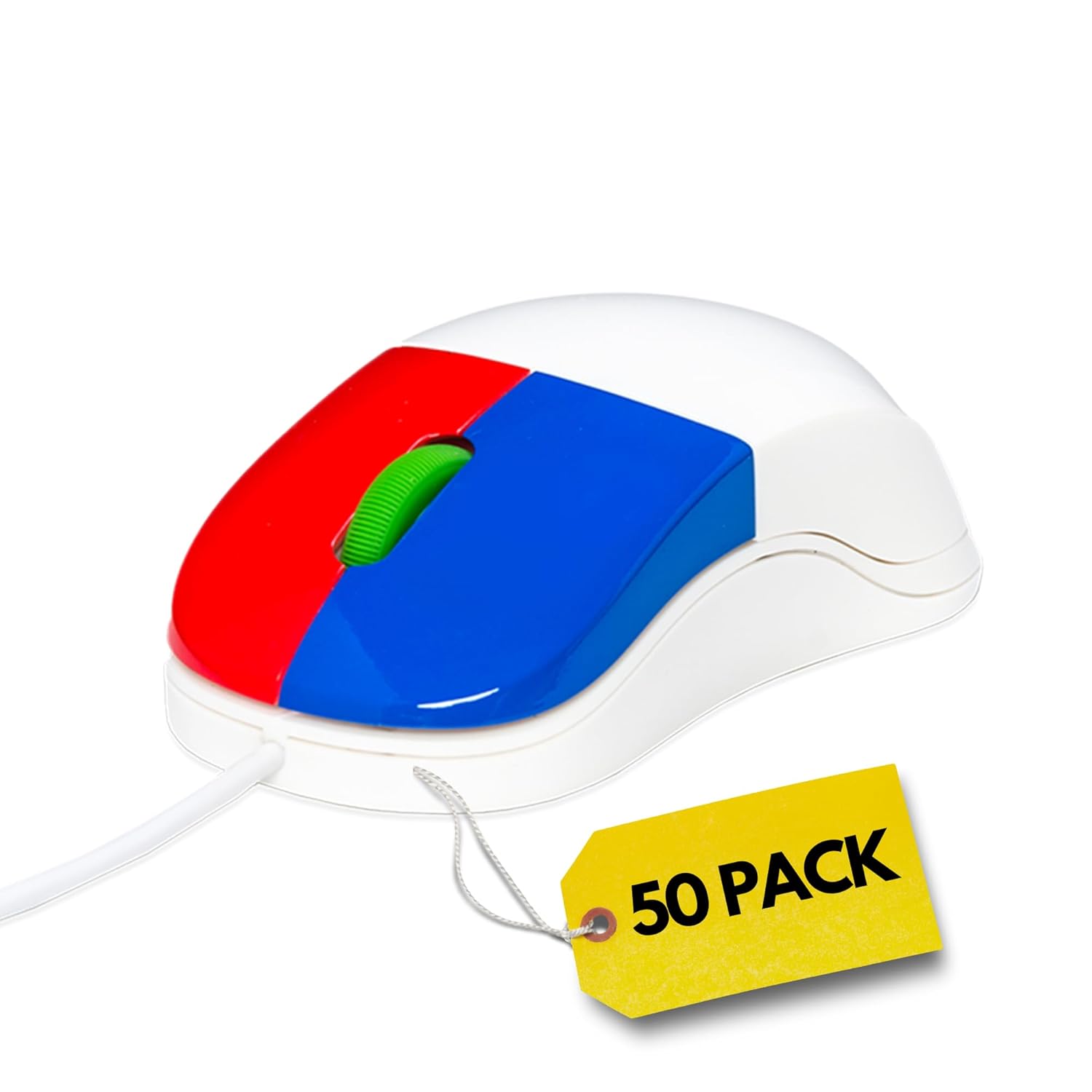 Clevy Kids Mouse - Colorful Ergonomic USB Computer and Laptop Kids Mouse for School and Home Computer Use