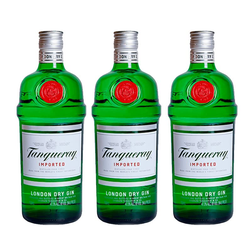 Tanqueray Gin 70 cl - D.O. Schottland - Tanqueray-Brennerei (3 Flaschen)