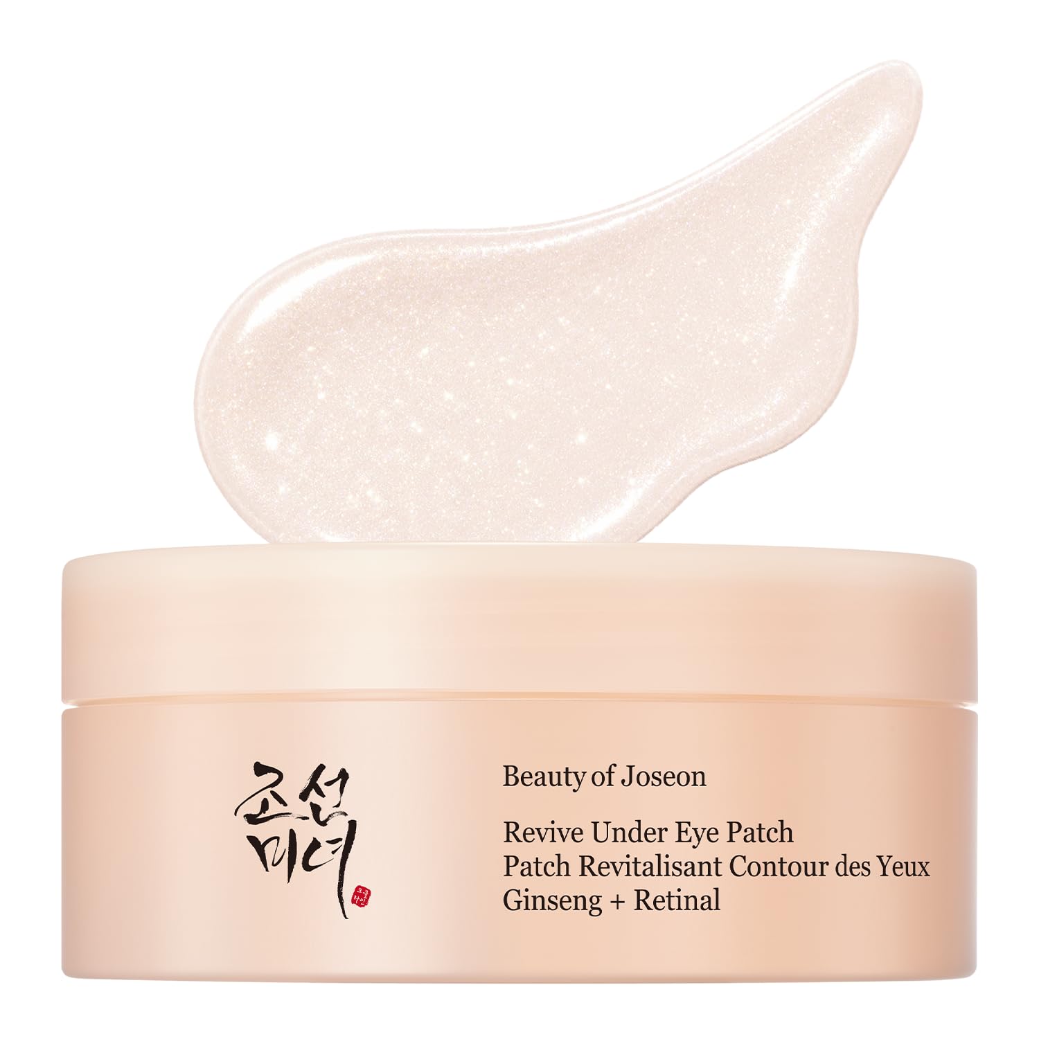 Beauty of Joseon Revive - Parche para debajo de los ojos con retina y ginseng, para ojos hinchados, líneas finas y arrugas, colágeno, péptido, adenosina y bakuchiol, para todo tipo de piel, 60 hojas